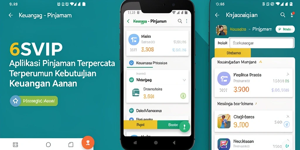 Antarmuka 6SVIP yang sederhana dan fungsional untuk pinjaman.